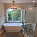 Master bathroom renovation completed by RR Contractor Services in Harford County MD