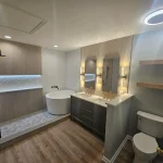 Luxury master Bathroom remodeling completed by RR Contractor Services in Harford County MD